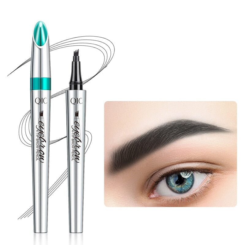 Crayon à sourcils imperméable à 4 pointes pour microblading 3D