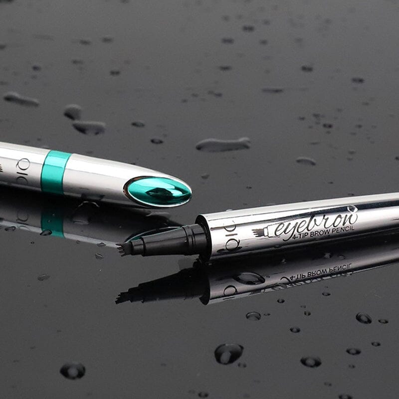 Crayon à sourcils imperméable à 4 pointes pour microblading 3D