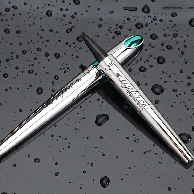 Crayon à sourcils imperméable à 4 pointes pour microblading 3D