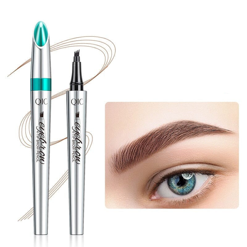 Αδιάβροχο μολύβι φρυδιών microblading 3D με μύτη τεσσάρων ακίδων