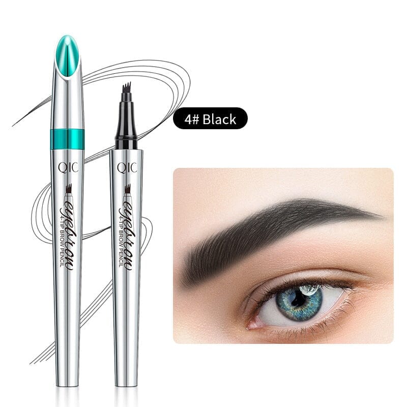 Crayon à sourcils imperméable à 4 pointes pour microblading 3D
