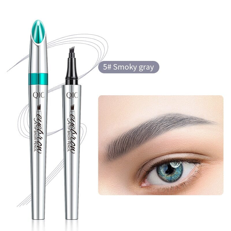 Crayon à sourcils imperméable à 4 pointes pour microblading 3D