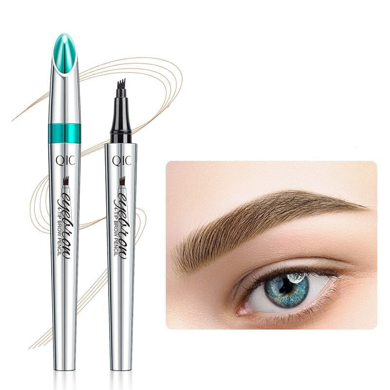 Crayon à sourcils imperméable à 4 pointes pour microblading 3D