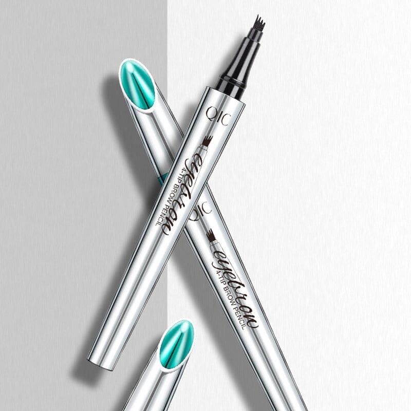 Crayon à sourcils imperméable à 4 pointes pour microblading 3D