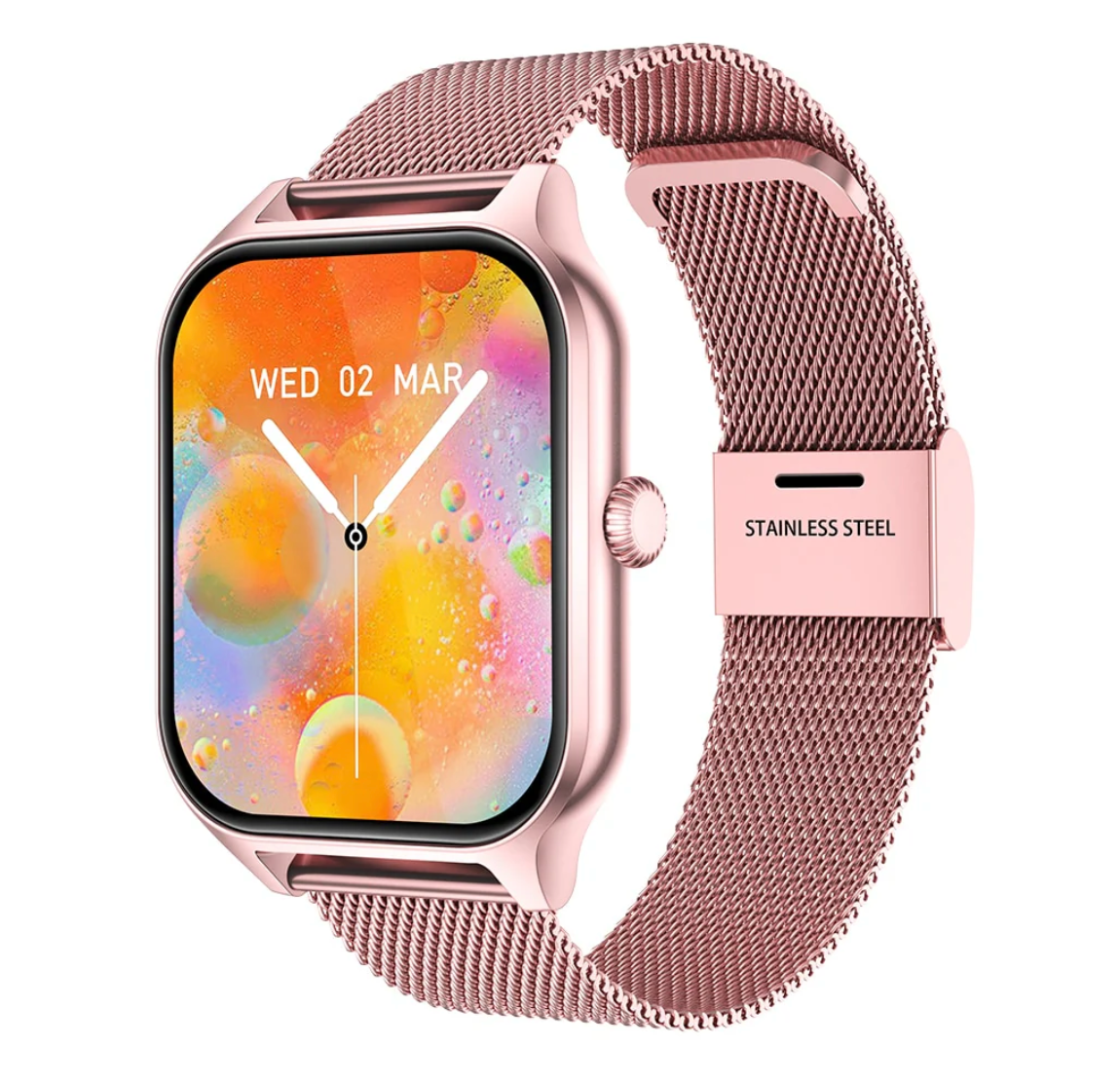Women's Mesh Strap Smartwatch, Health Tracking And Connectivity
