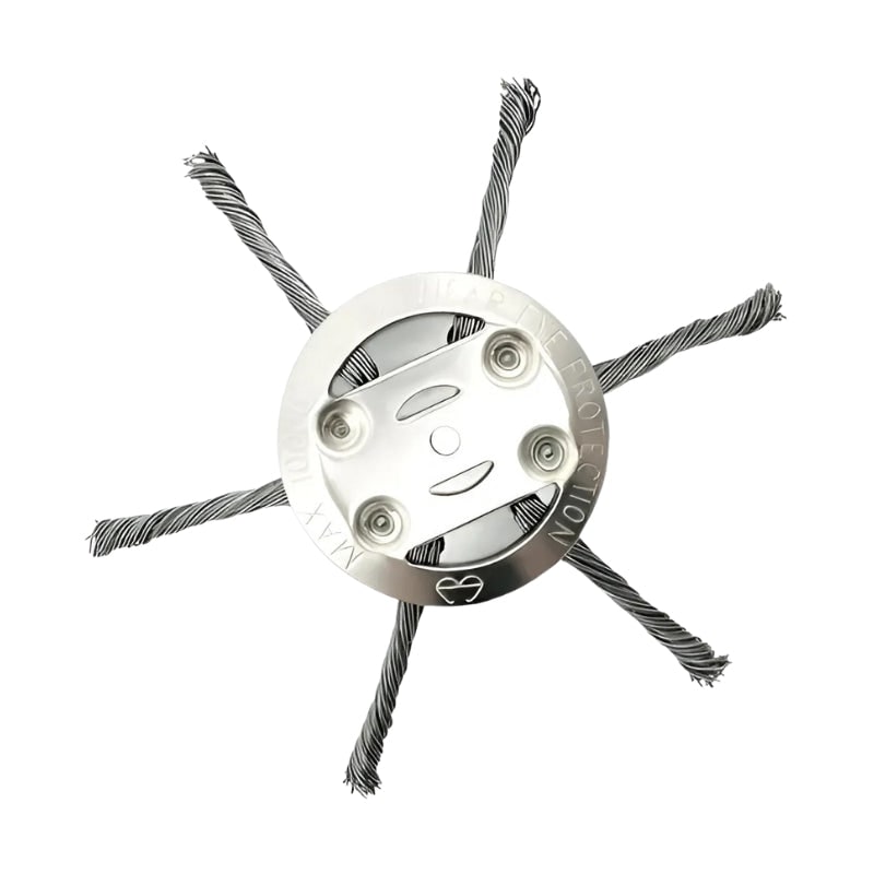 Heavy-Duty Twisted Steel Wire Trimmer Head — Universal Fit For Electric String Trimmers