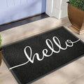 PVC Loop Texture Welcome Mat — Non-Slip Rubber Backing, Durable Outdoor Doormat