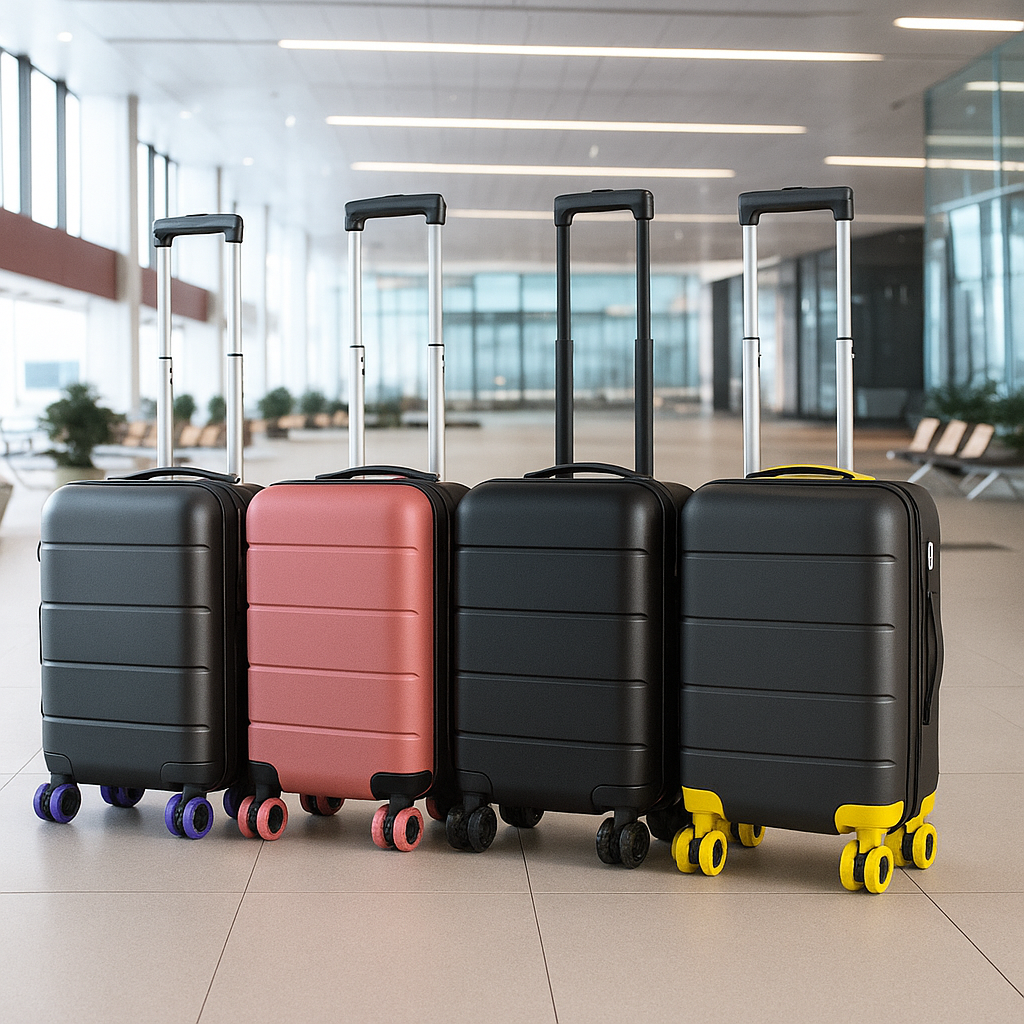 Housses en silicone pour roues de valise — adhérence à motif de pneu et roulement silencieux