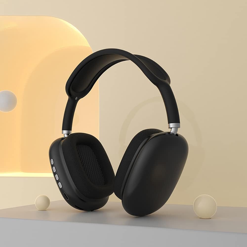 Cuffie wireless over-ear con cancellazione del rumore, bassi profondi, leggere e confortevoli