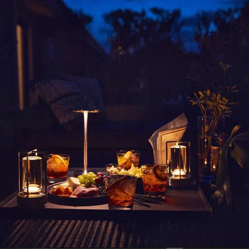GlowBeam Wireless USB Rechargeable Table Lamp Warm Ambient Glow