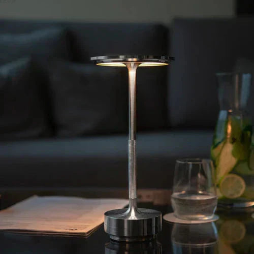 GlowBeam Wireless USB Rechargeable Table Lamp Warm Ambient Glow