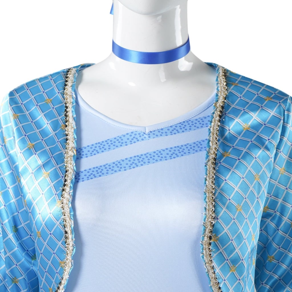 Costume cosplay di Halloween da donna - Completo a due pezzi con giacca corta e pantaloni aderenti